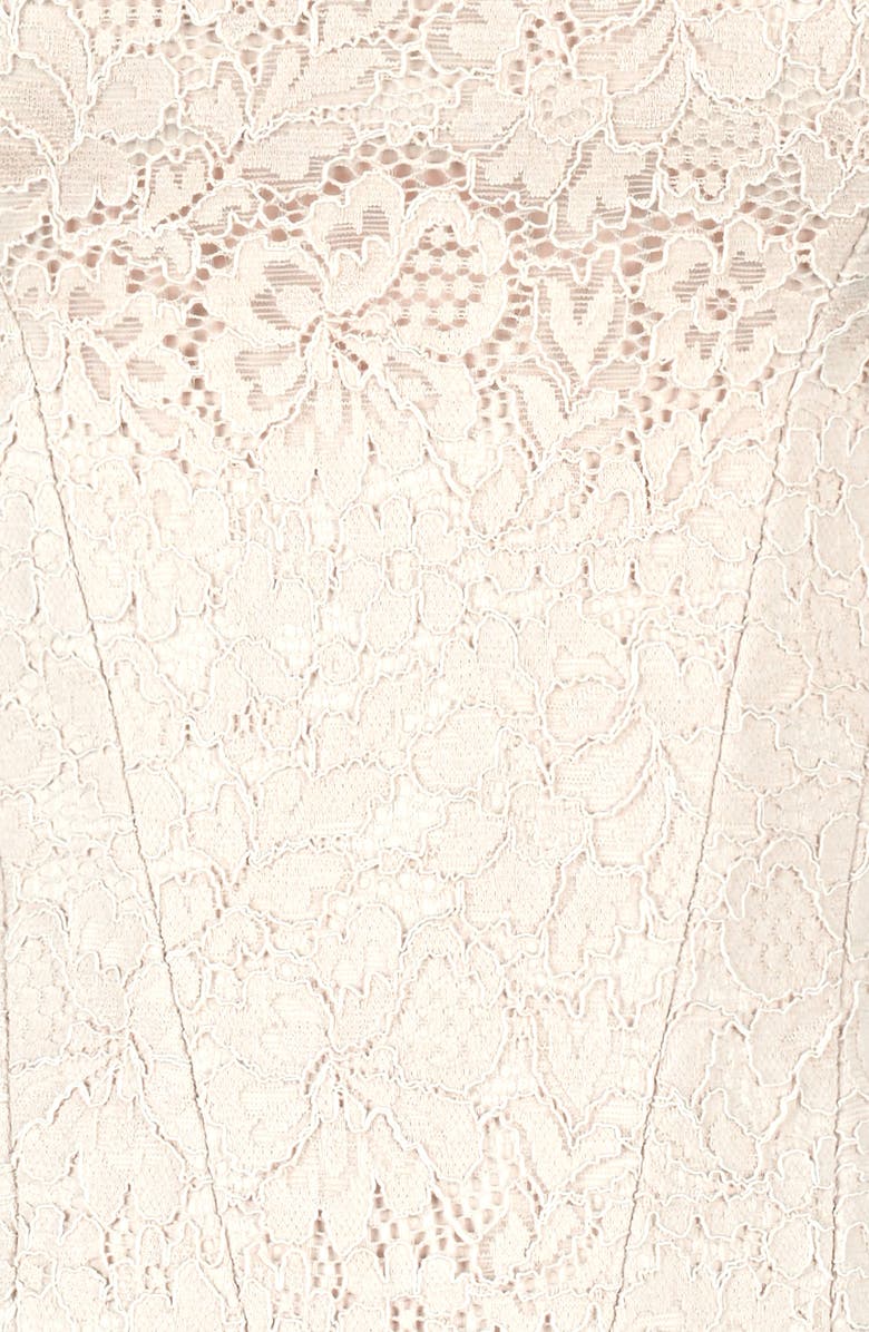 HOUSE OF CB Larra Strapless Lace Corset, Alternate, color, Vintage Ivory