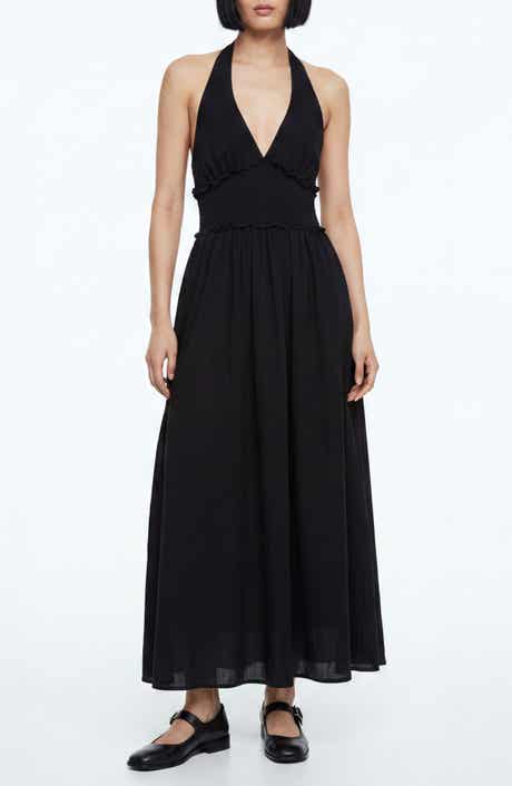 Love By Design Nina Patterned Halter Maxi Dress