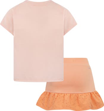 Kids' Sunny Swoosh Graphic T-Shirt & Scooter Skort Set