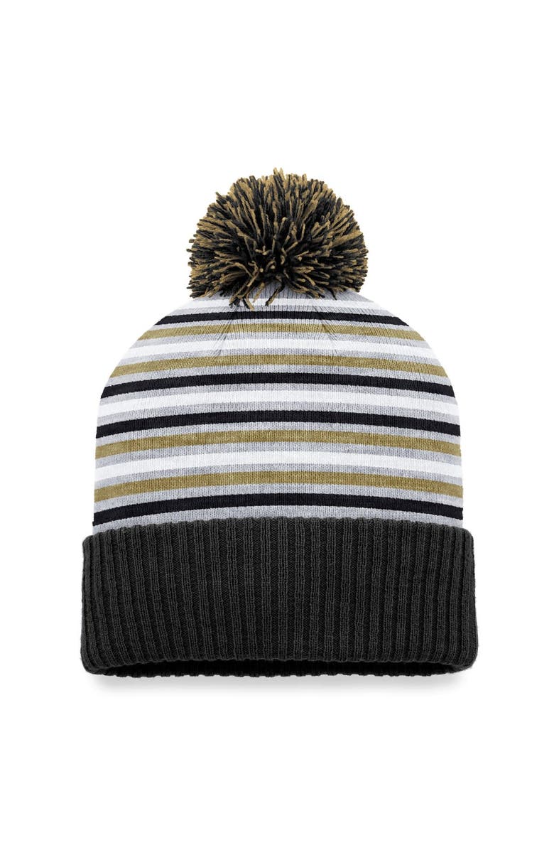 TOP OF THE WORLD Men's Top of the World  Black UCF Knights Dash Cuffed Knit Hat with Pom, Alternate, color, 