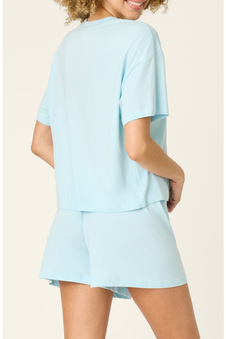 Softee Short Pajamas, Alternate, color, LIGHT BLUE