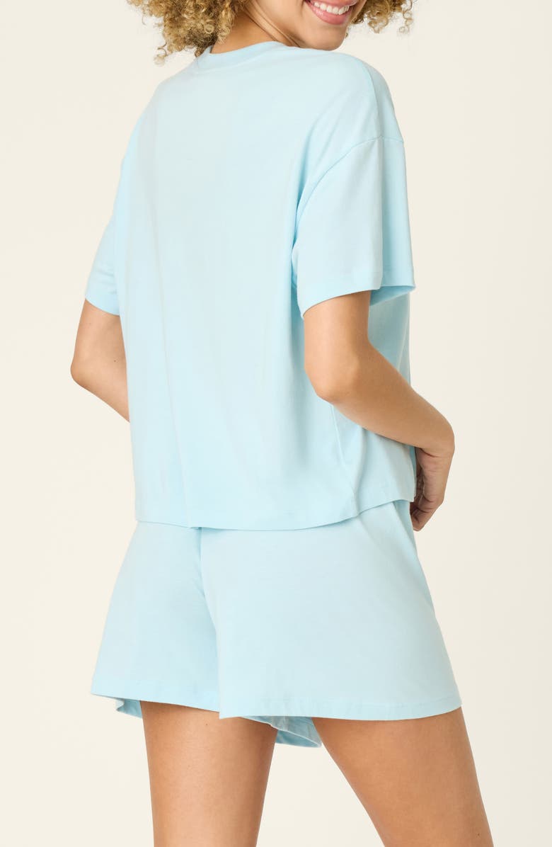 PJ Salvage Softee Short Pajamas, Alternate, color, Light Blue