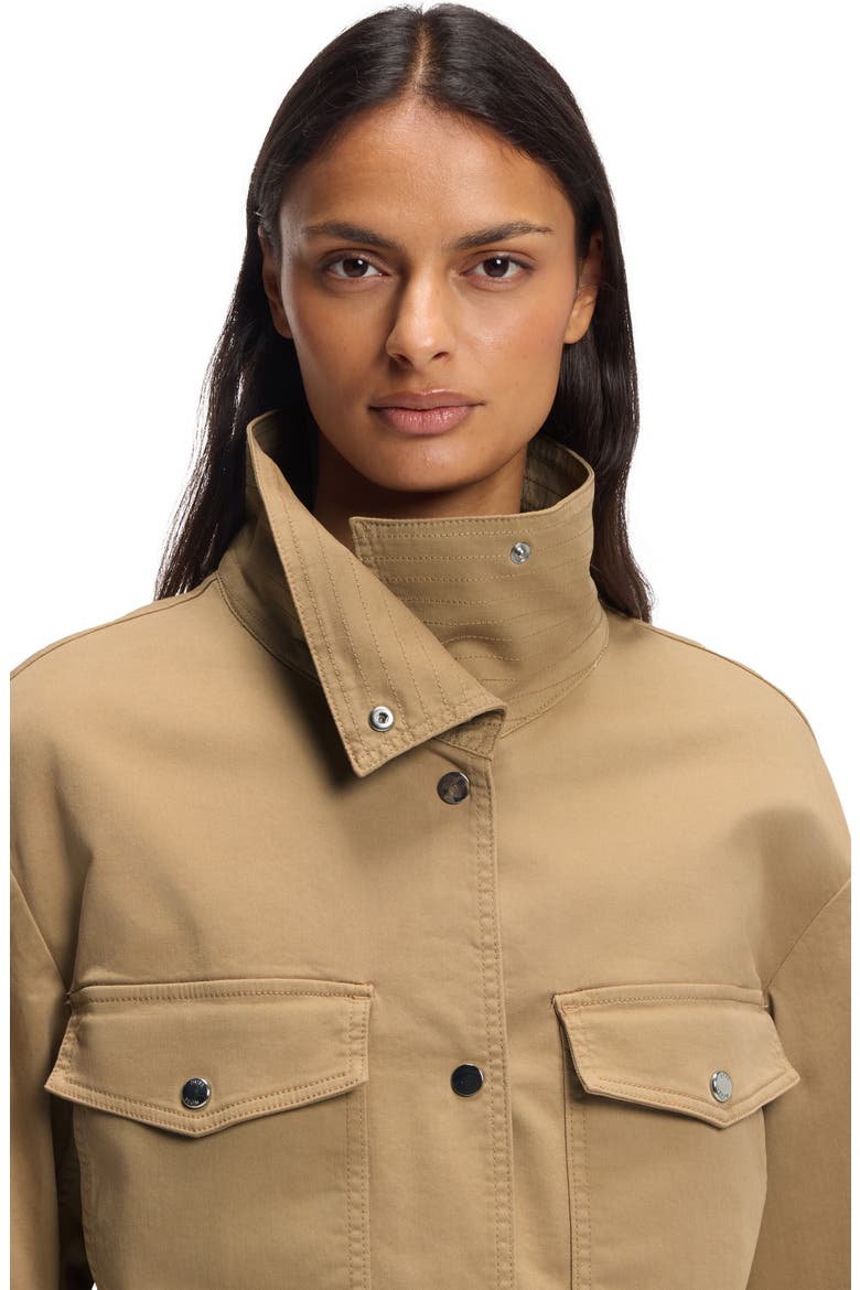Jacelia Crop Jacket, Alternate, color, RUST/ COPPER