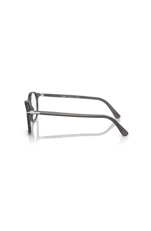 Persol 52mm Square Optical Glasses In Black