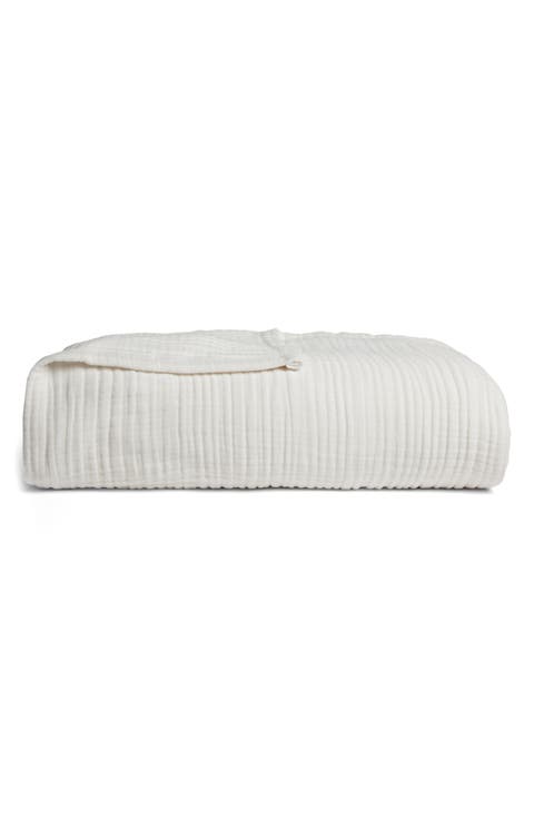 Cloud Cotton & Linen Gauze Bed Blanket