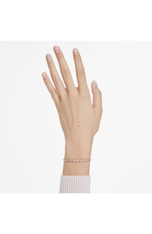 Swarovski Imber Tennis Bracelet In Pink
