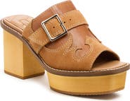 Kelsi Dagger Brooklyn Gerri Block Heel Platform Slide Sandal