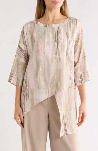 PATRIZIA LUCA Uneven Hem Tunic Shirt