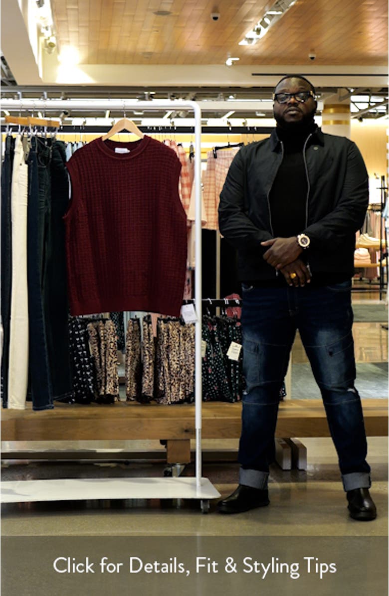 Cable Stitch Sweater Vest, sales video thumbnail