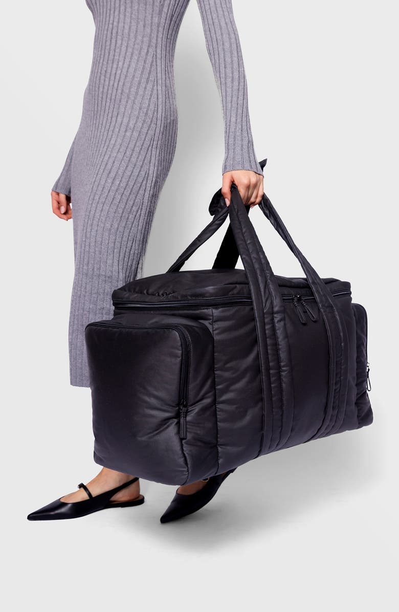 Caraa Water Repellent Organic Cotton Hospital Bag, Alternate, color, Black