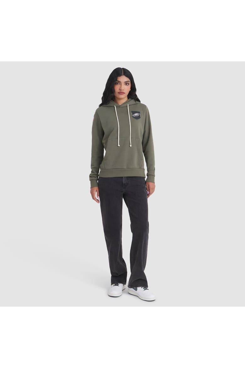 Women's Nike Olive Philadelphia Eagles 2025 Salute to Service Sideline Standard Issue Dri-FIT Hoodie, Alternate, color, Olive