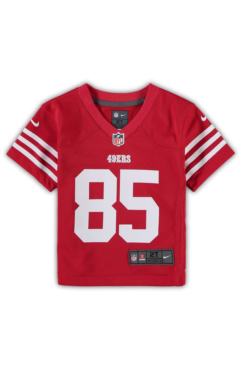 Nike Toddler Nike George Kittle Scarlet San Francisco 49ers Game Jersey, Alternate, color, 