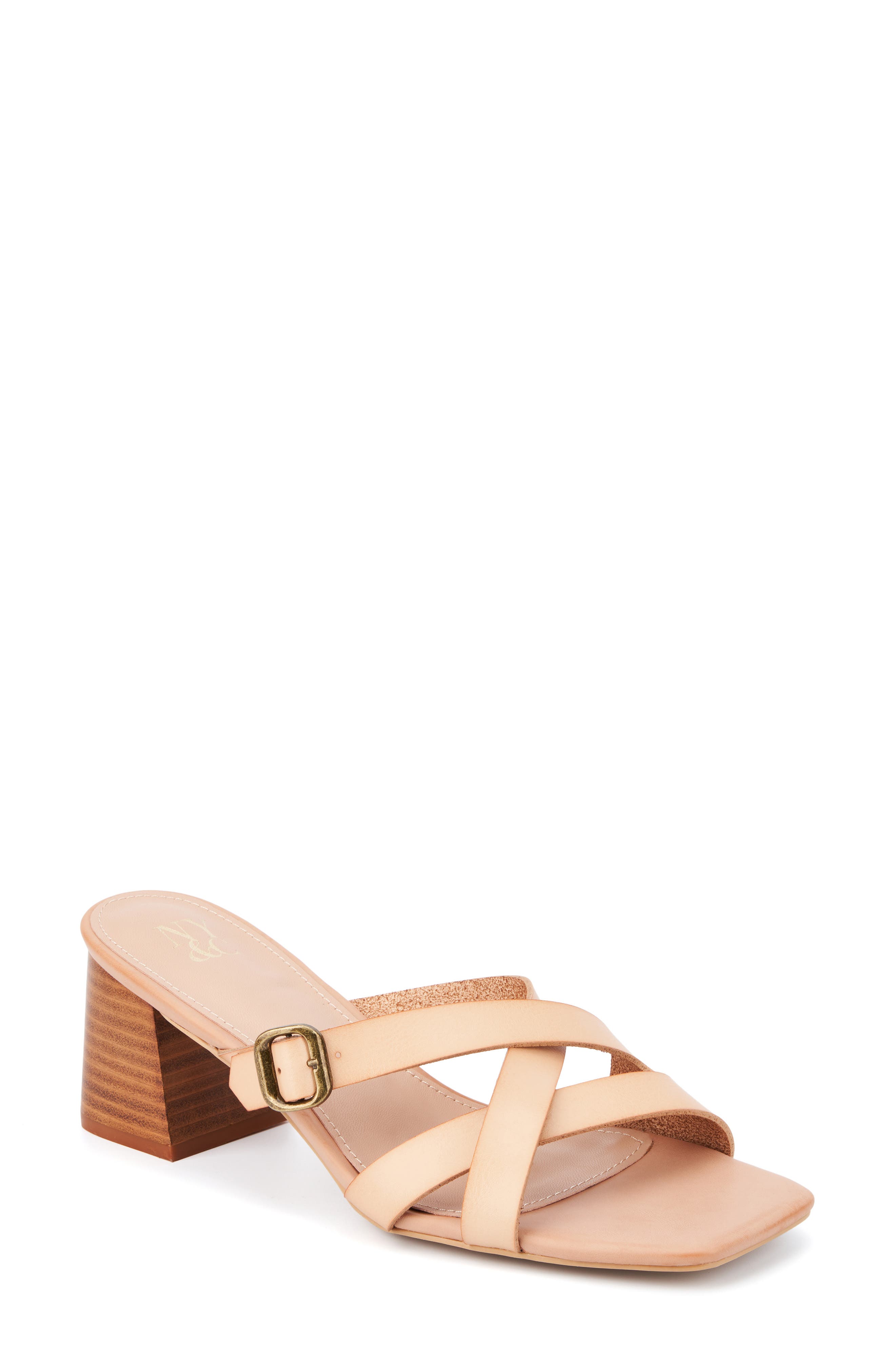 NEW YORK AND COMPANY Fantasia Heeled Sandal, Main, color, Nude