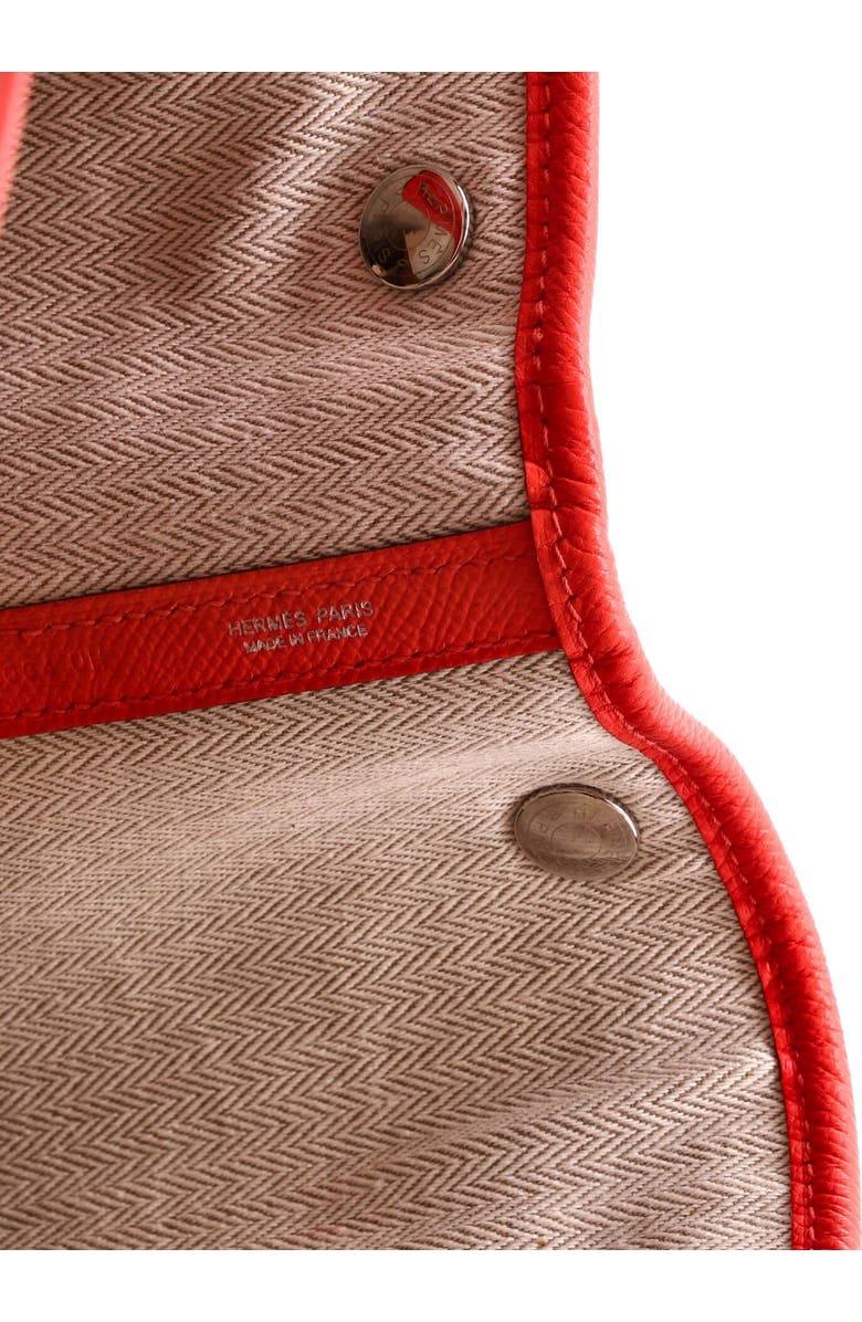 Pre-Owned Hermes Garden Party Tote Leather 36, Alternate, color, Rouge Pivoine