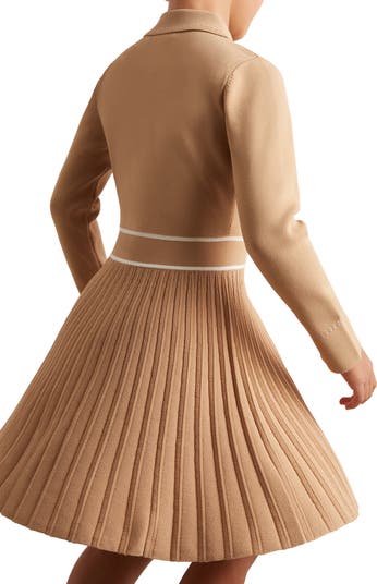 Kids' Sapna Pleated Sweater Shirtdress