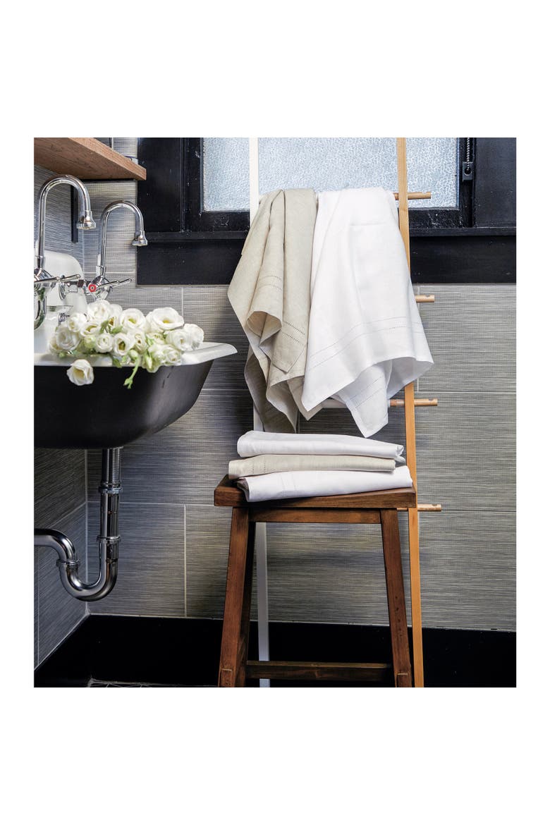 Linen Bath Towel 30 x 54", Alternate, color, Light Natural