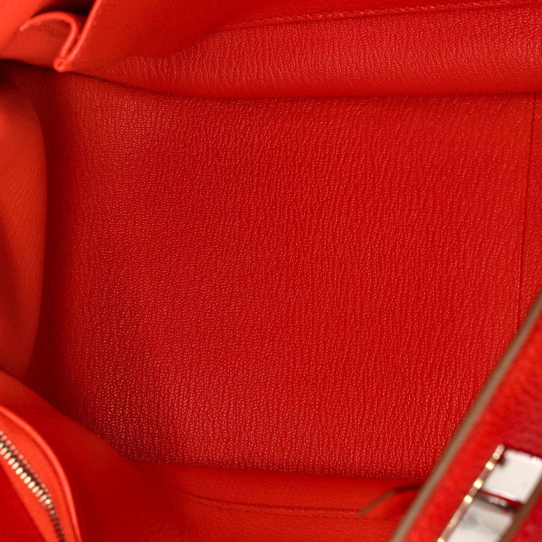 Pre-Owned Hermes Jypsiere Bag Clemence 31, Alternate, color, Rouge Pivoine