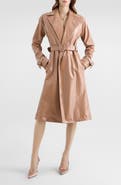 Dolce&Gabbana Faux Leather Trench Coat