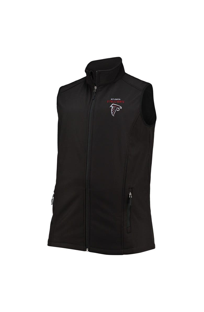 DUNBROOKE Men's Dunbrooke Black Atlanta Falcons Big & Tall Archer Softshell Full-Zip Vest, Alternate, color, Black