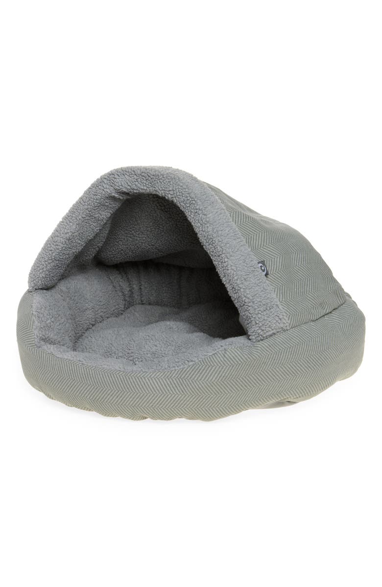 Precious Tails Details Pet Cave Fleece Lined Pet Bed, Main, color, 