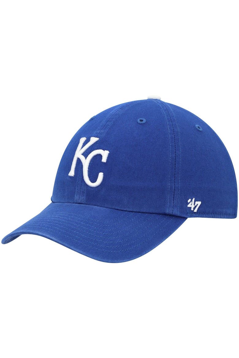 Men's '47 Royal Kansas City Royals Clean Up Adjustable Hat, Main, color, Royal