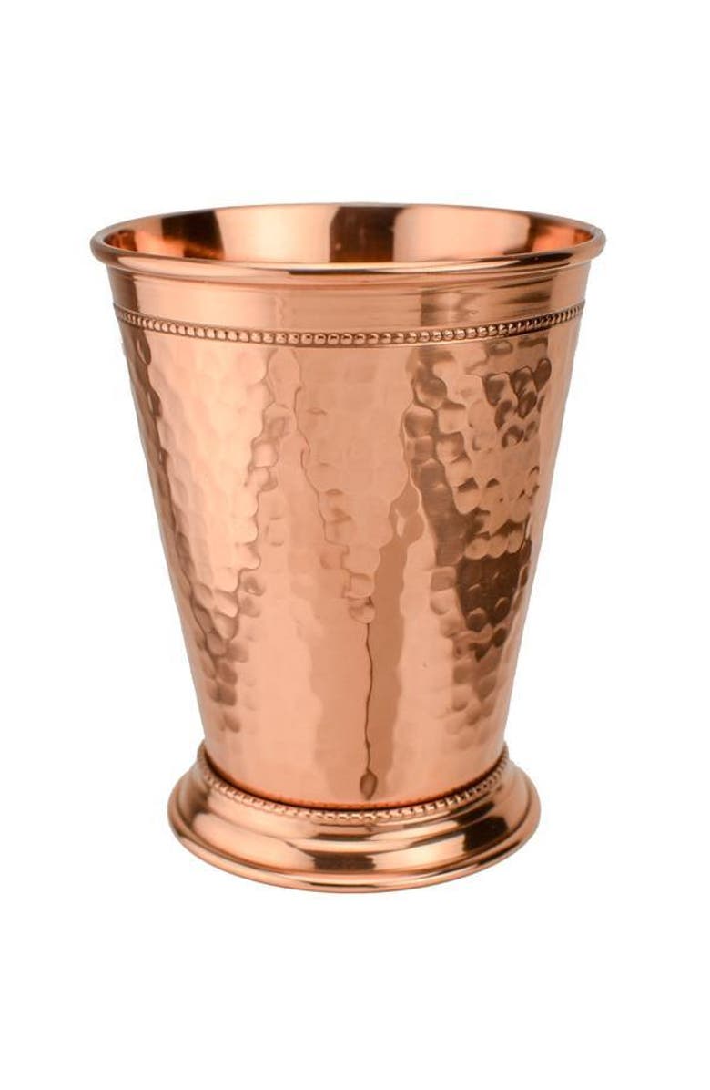 Prince of Scots Hammered Copper 12 Ounce Mint Julep Cup - Set of 4, Alternate, color, Copper