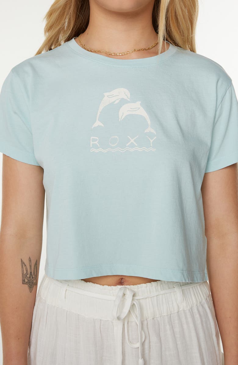 Roxy Sunset Dreams Graphic Baby Tee, Alternate, color, Stratosphere Sunset Dreams