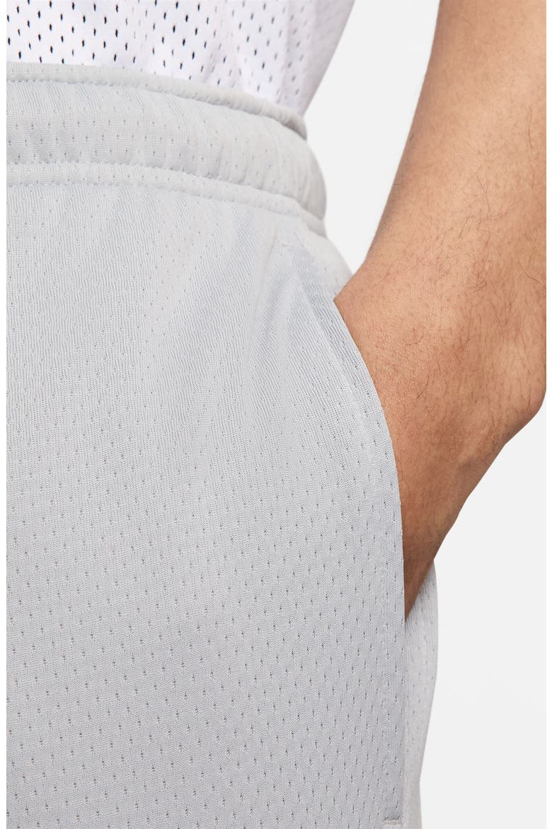 Club Flow Mesh Athletic Shorts, Alternate, color, 077 LTSKGY/WHITE