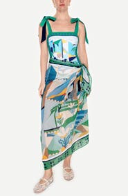 Jessie Zhao New York Beach Sarong Wrap