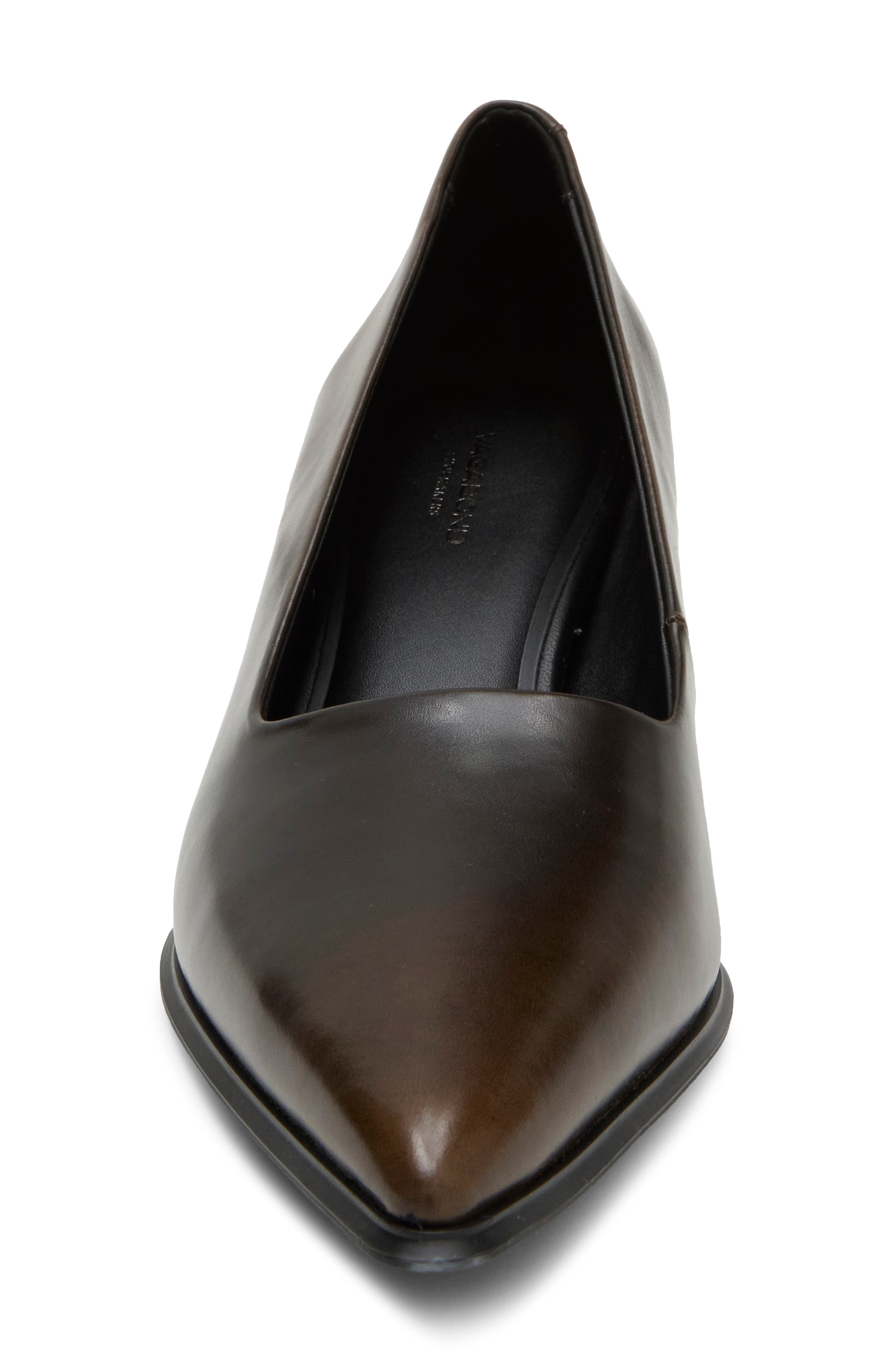 Ilona Leather Pump, Alternate, color, BROWN