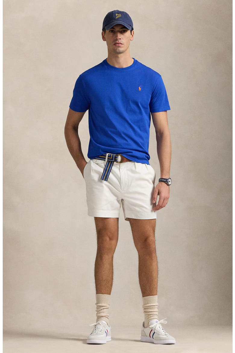 Embroidered Short Sleeve Jersey T-Shirt, Alternate, color, BLUE SATURN