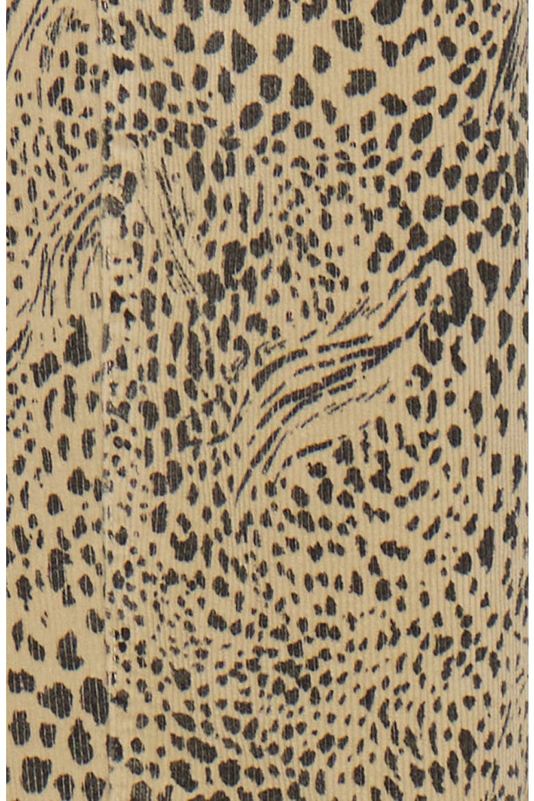 Lydia Low Slung Barrel Jeans, Alternate, color, Leopard Print