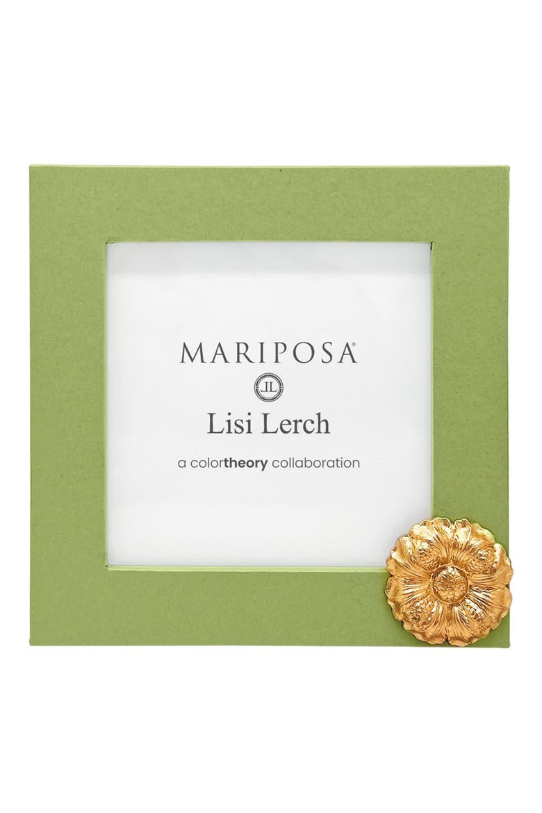 Flower Meadow 4 x 4-Inch Picture Frame, Main, color, GREEN