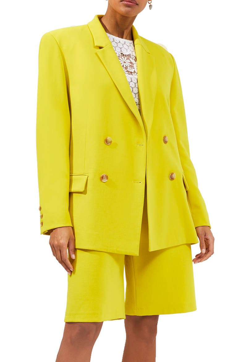 Emiko Whisper Ruth Blazer, Main, color, WARM OLIVE