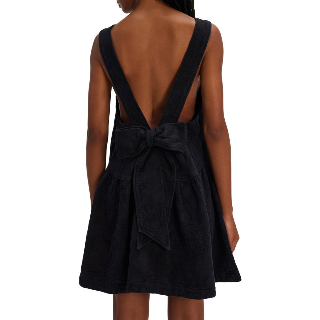 Shop Free People About Town Bow Minidress In Black