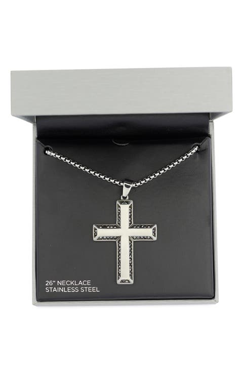 Men's Cross Pendant Necklace