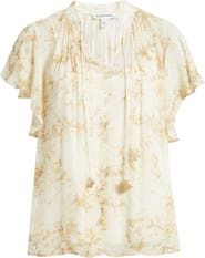 Nordstrom Crinkle Chiffon Top