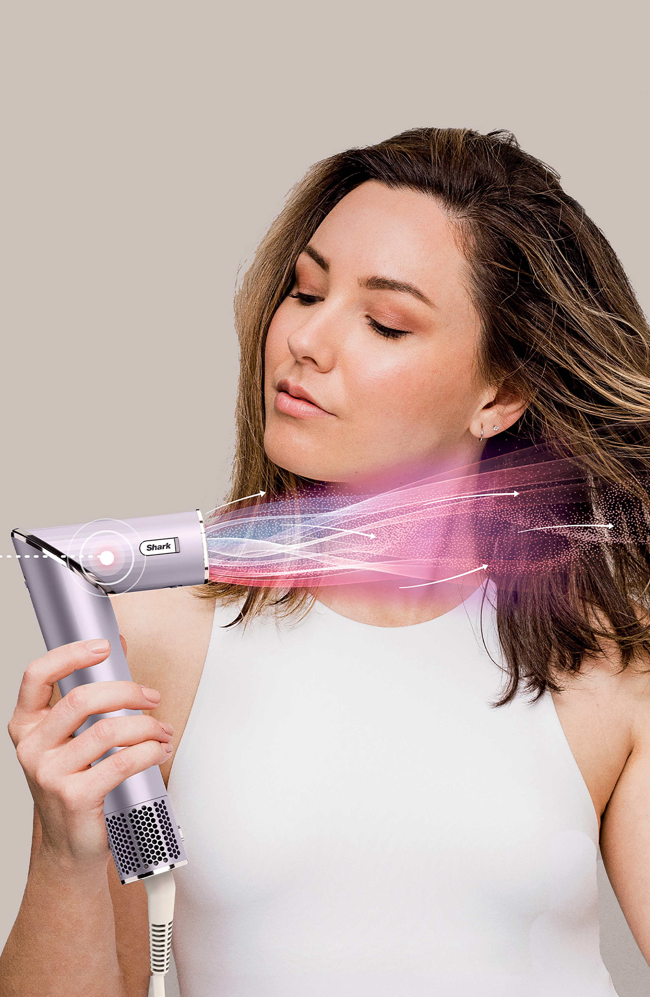 SHARK FlexStyle Air Styling & Drying System in Pearl Pink with