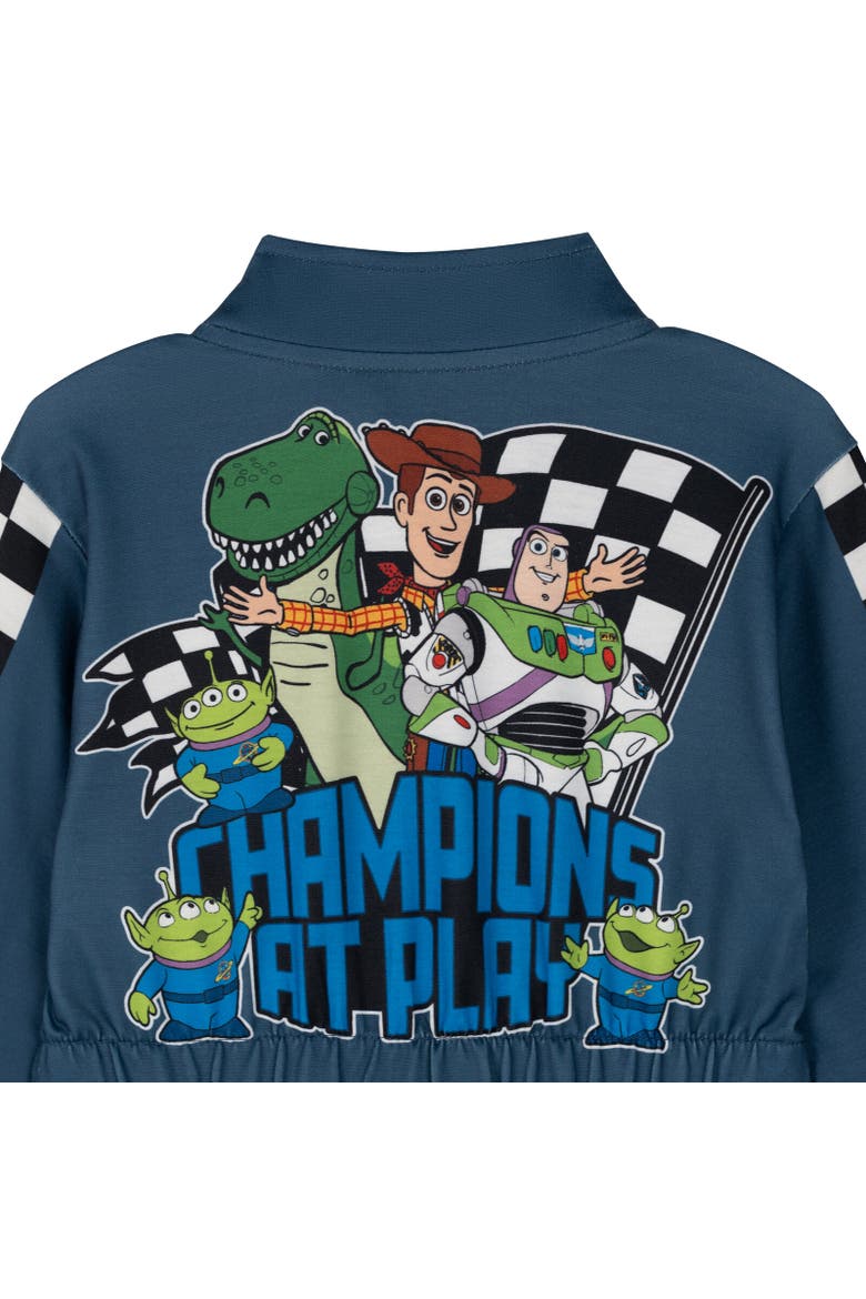 Toy Story Racing Cosplay One Piece Coverall, Alternate, color, Woody Buzz Navy Blue