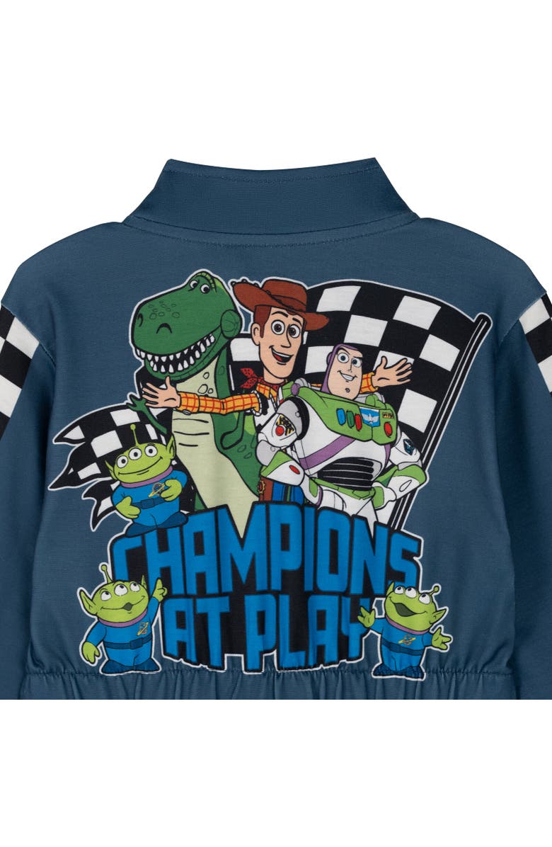 Disney Toy Story Racing Cosplay One Piece Coverall, Alternate, color, Woody Buzz Navy Blue