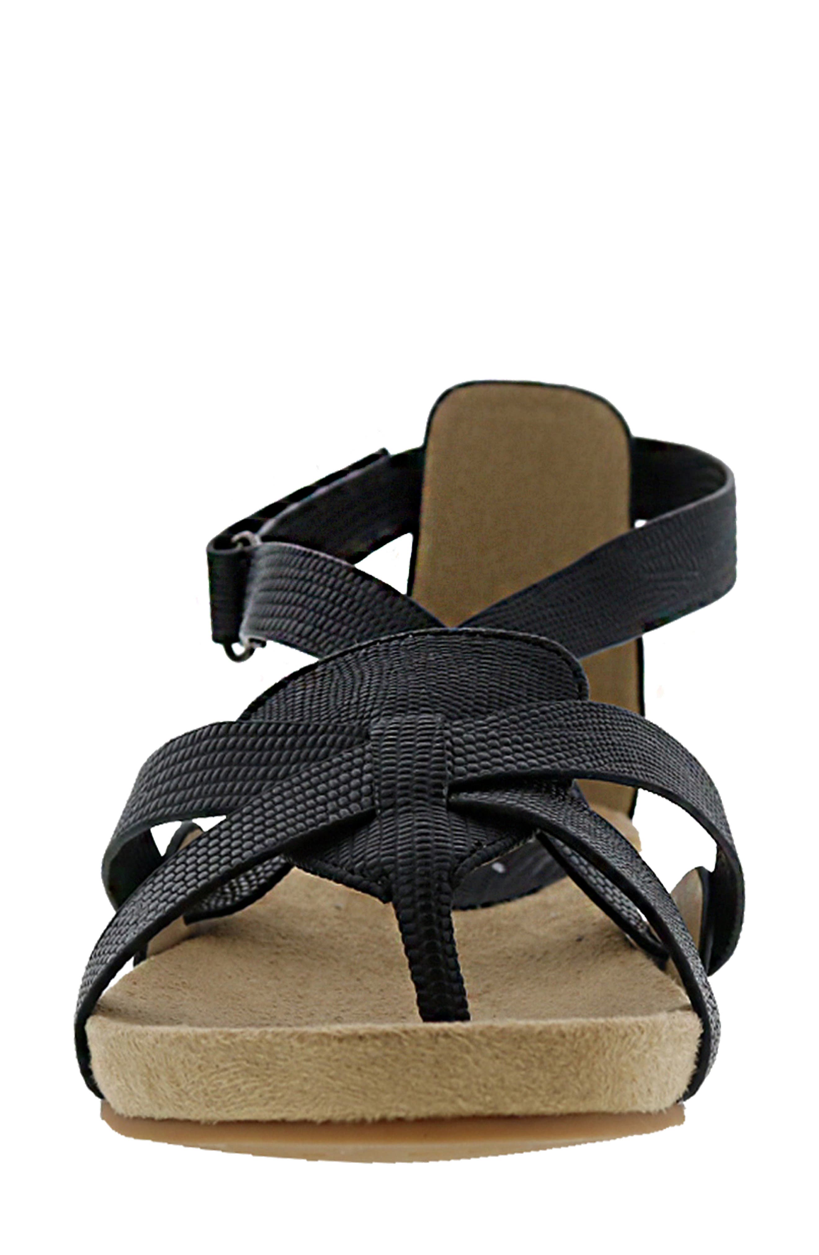 BELLINI Nobu Strappy Flat Sandal, Alternate, color, Black