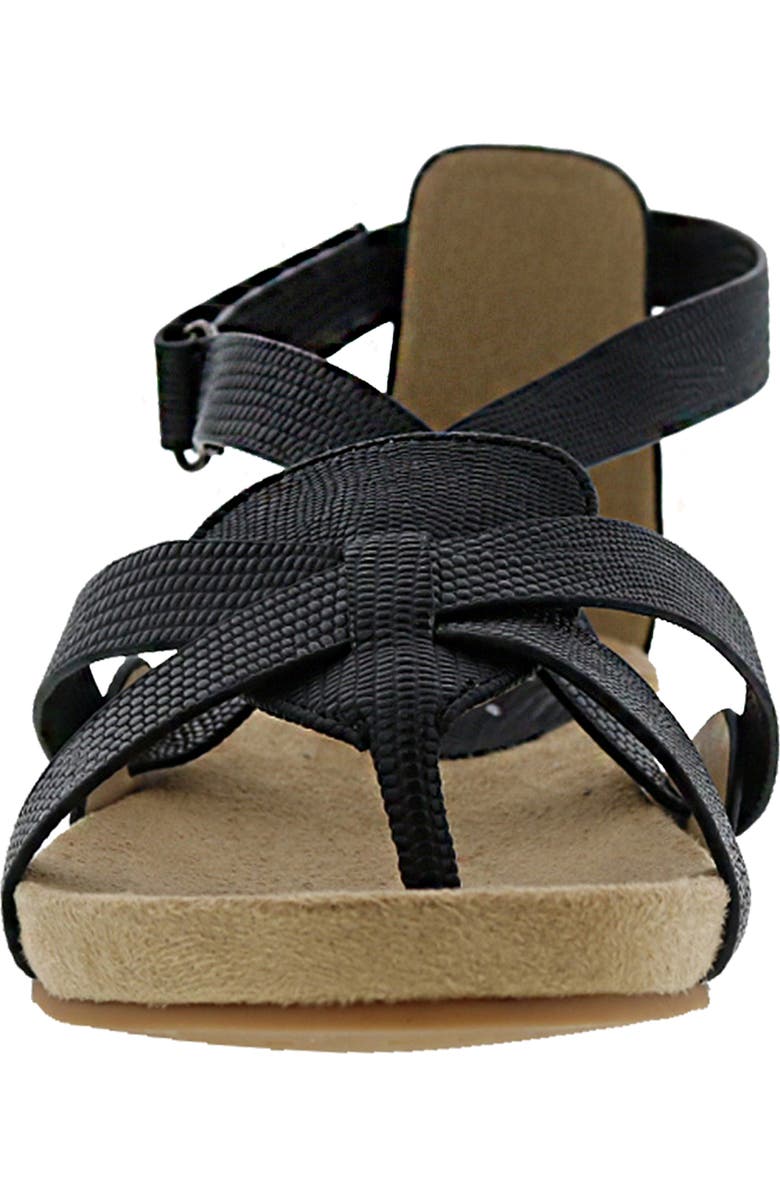 BELLINI Nobu Strappy Flat Sandal, Alternate, color, Black