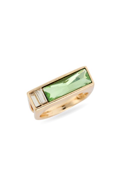 Baguette Crystal Ring