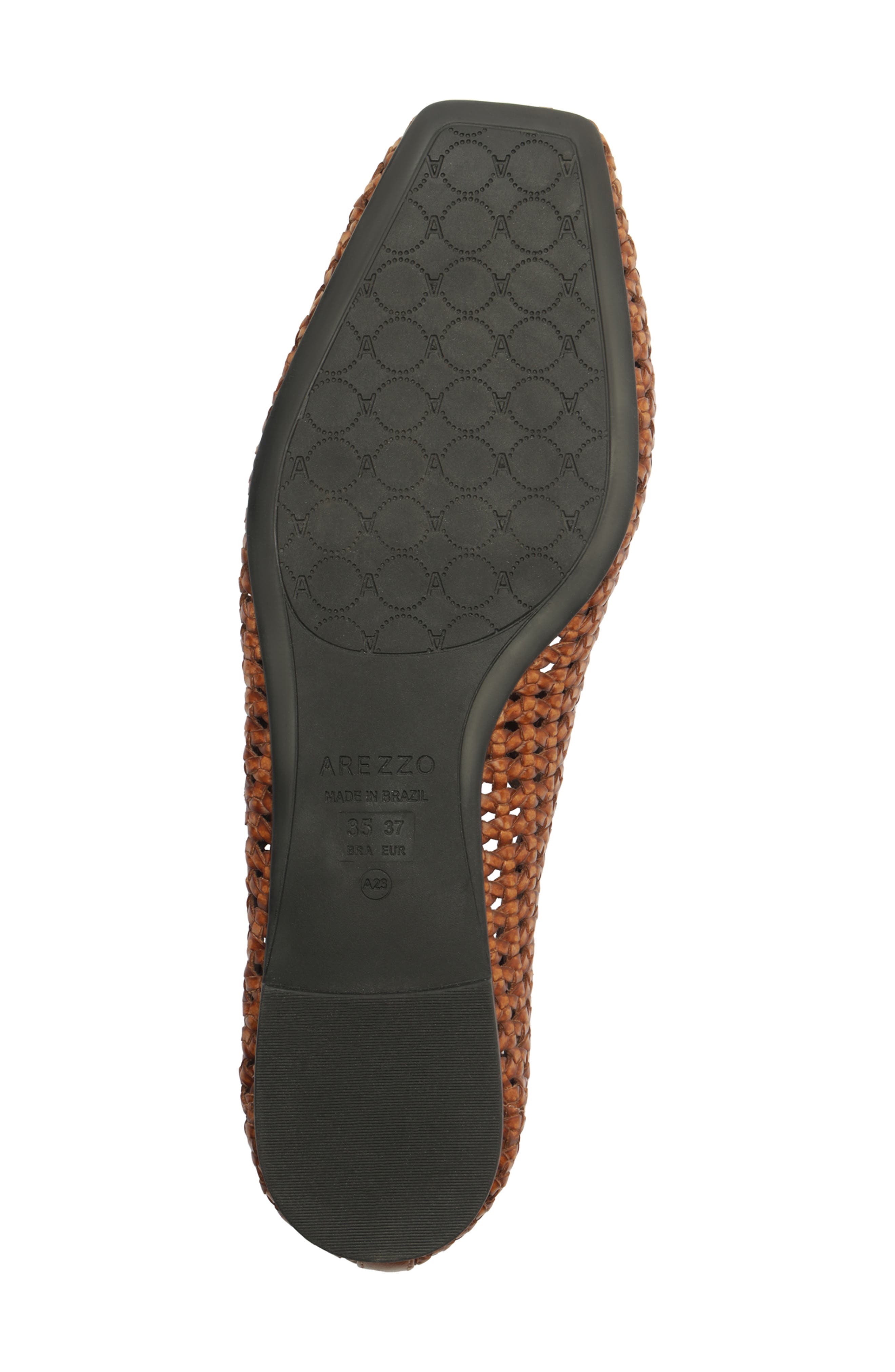 Eve Woven Ballet Flat, Alternate, color, WARM CARAMEL