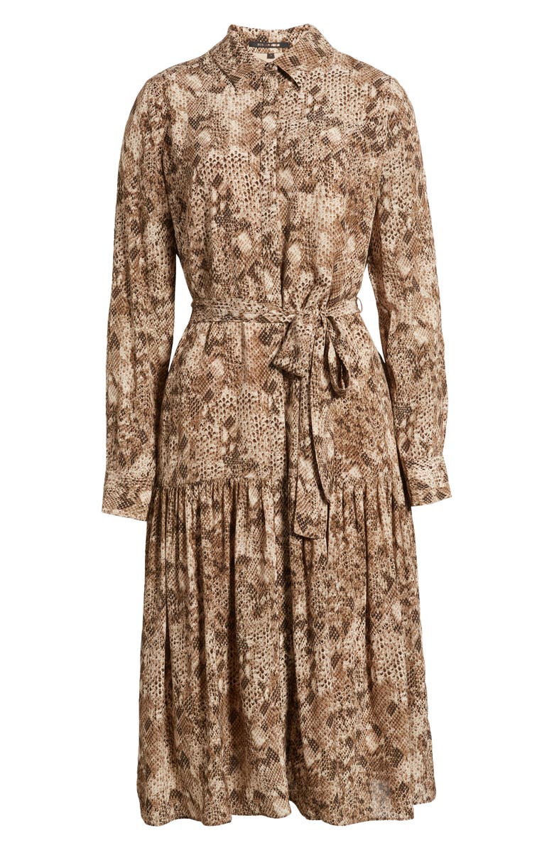 KOBI HALPERIN Ventura Long Sleeve Belted Shirtdress, Alternate, color, 