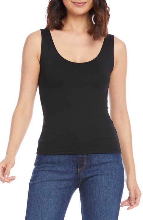 Karen Kane Scoop Neck Tank (Regular & Petite)