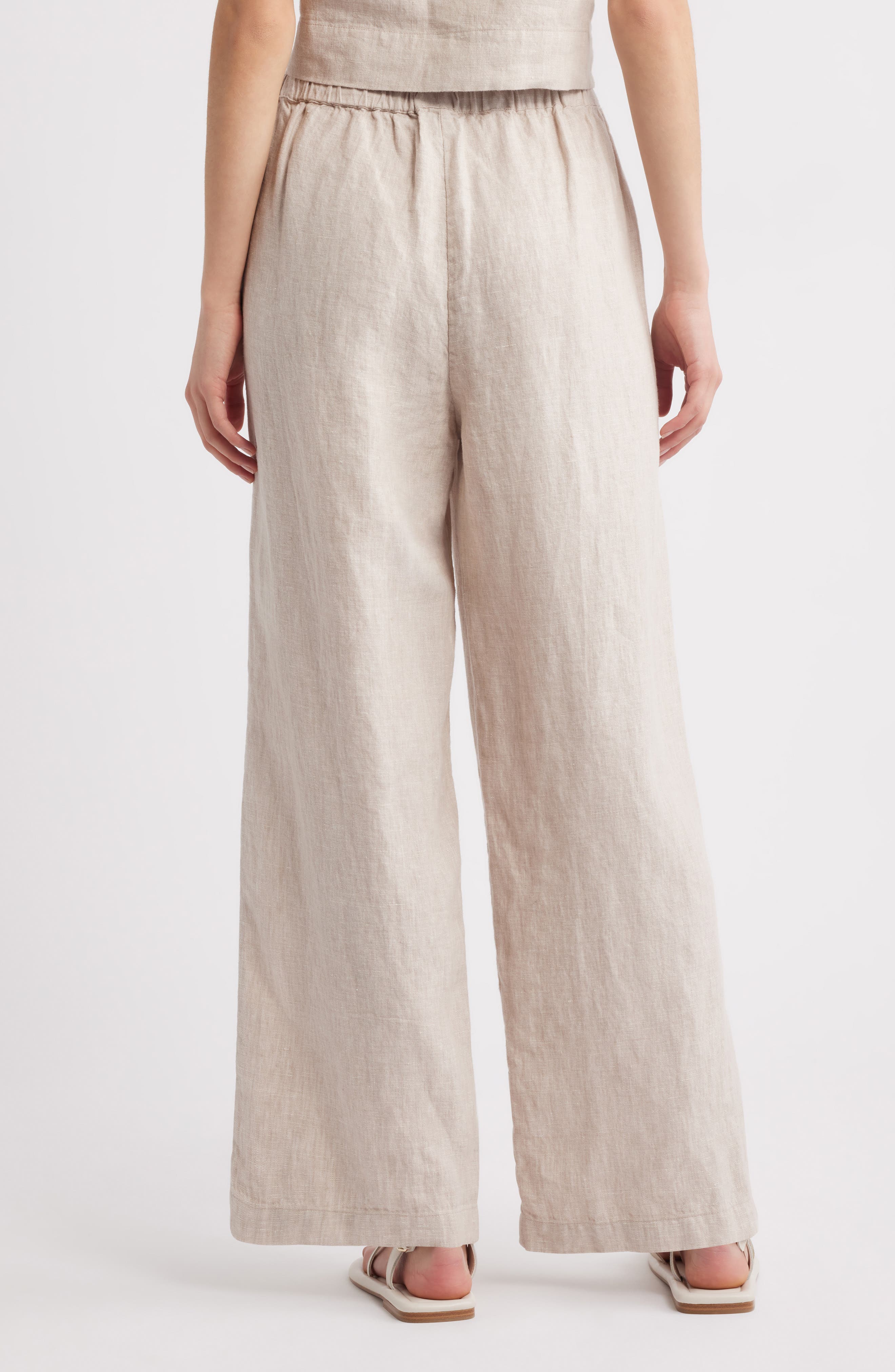 Emmie Linen Drawstring Pants - image 2