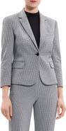 Theory Shrunken Houndstooth Blazer