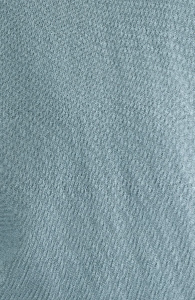 Bugatchi Quarter Zip Cotton Blend Polo Sweater, Alternate, color, Shark