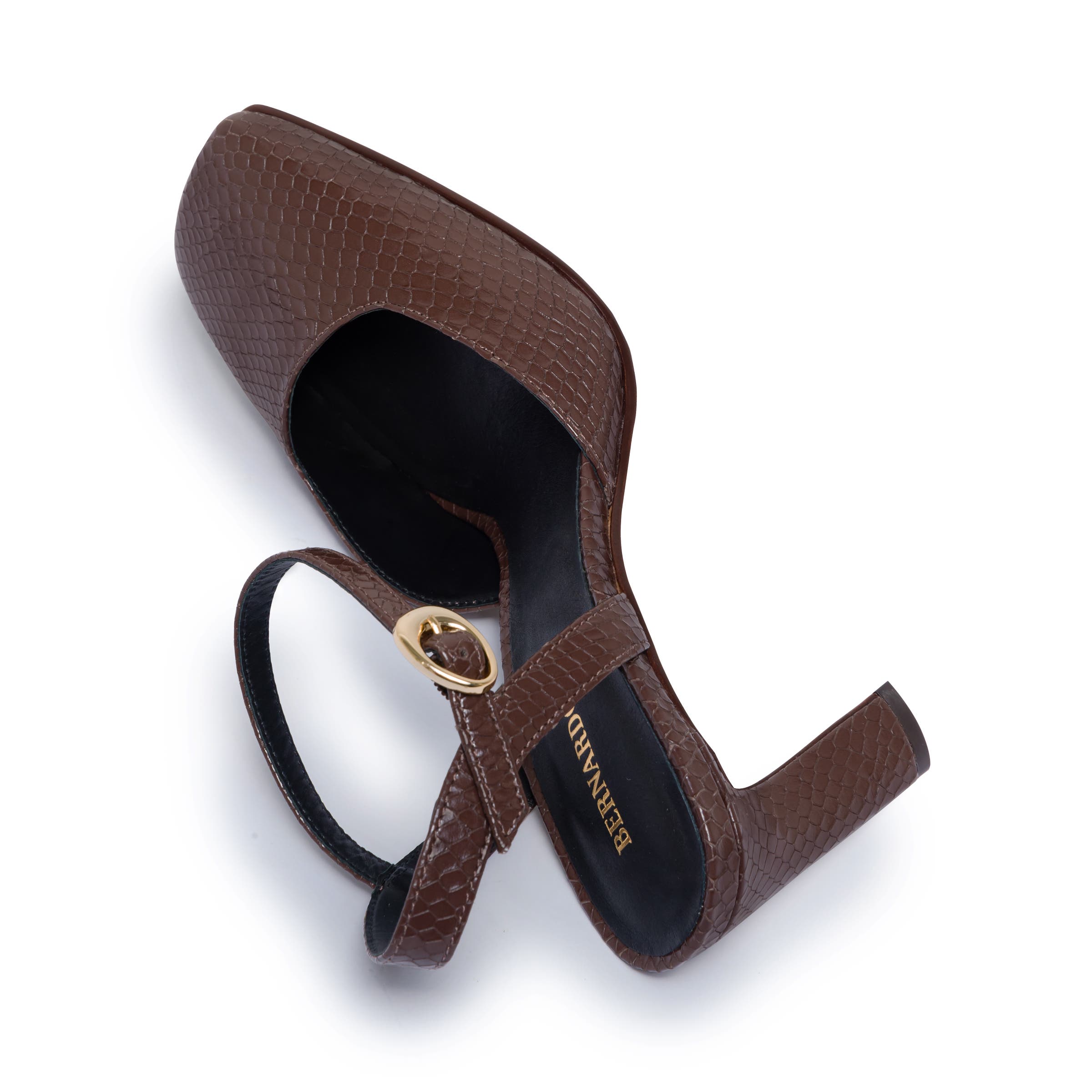 Bernardo Footwear Gama Mary Jane Pump, Alternate, color, Dark Chocolate